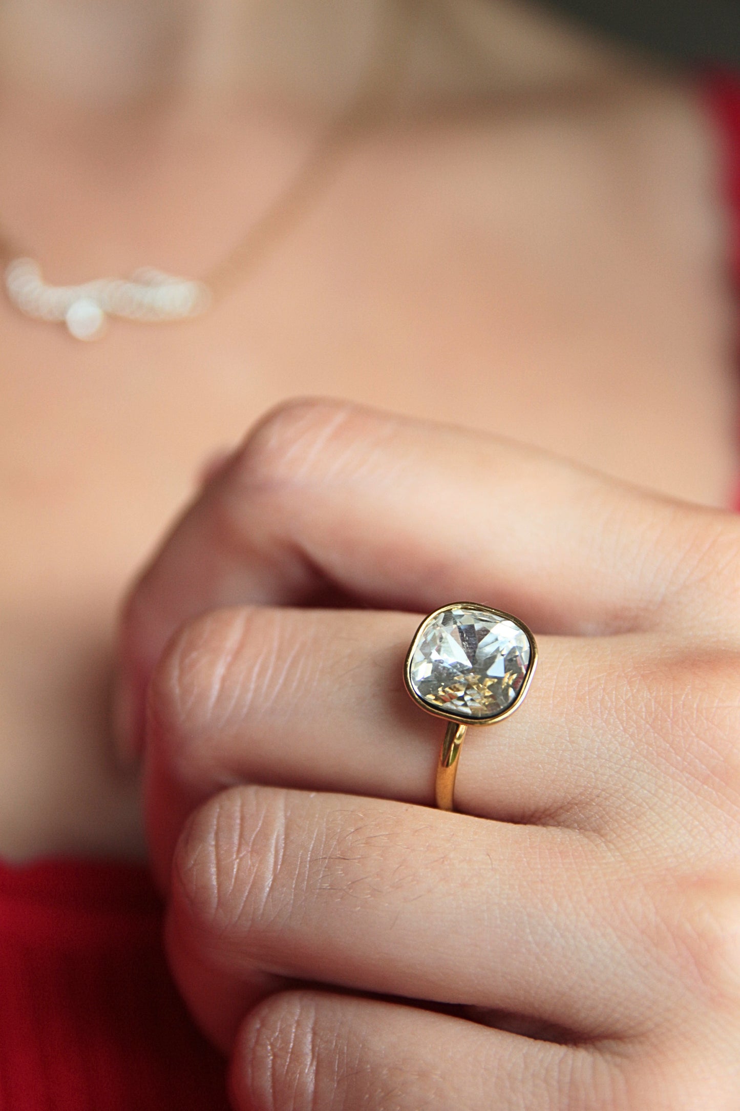 Bague strass - LEA