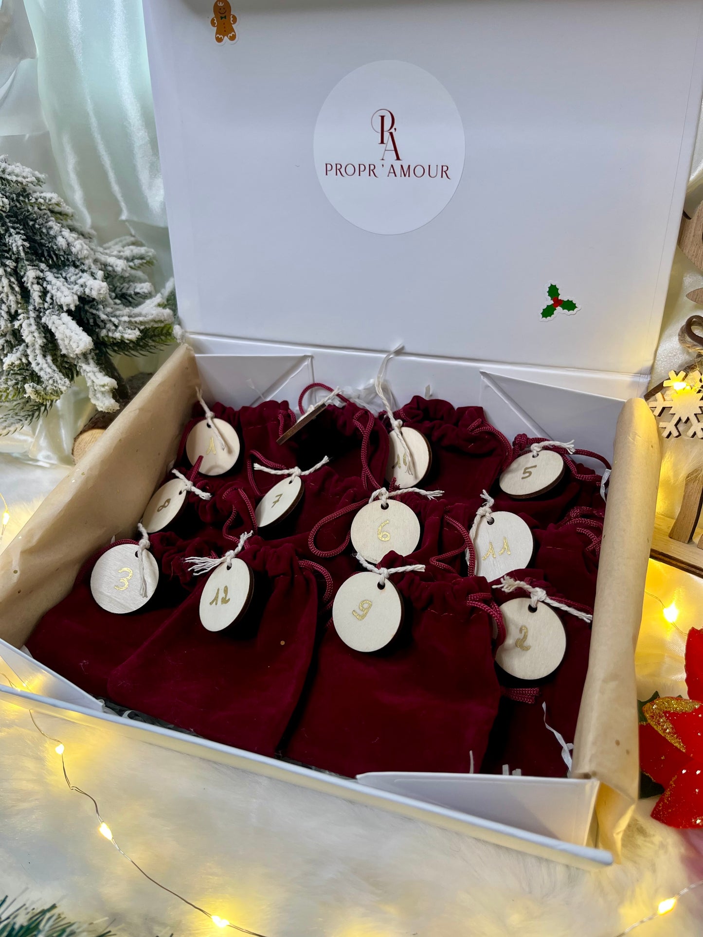 Précommande Calendrier de l'Avent bijoux - 12 cases
