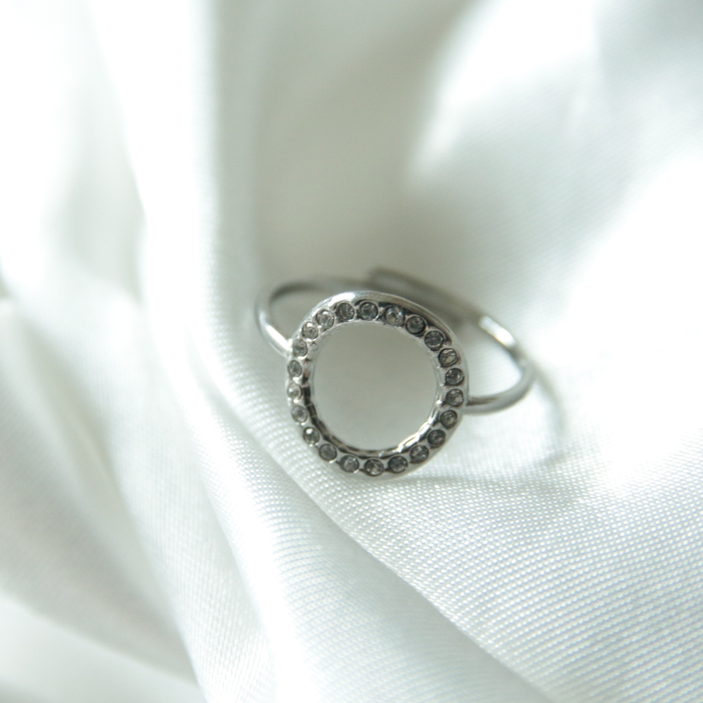 Bague cercle strass - Cassy