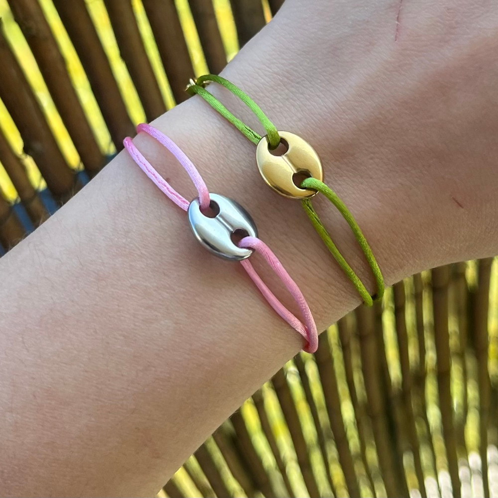 Bracelet cordon fait main