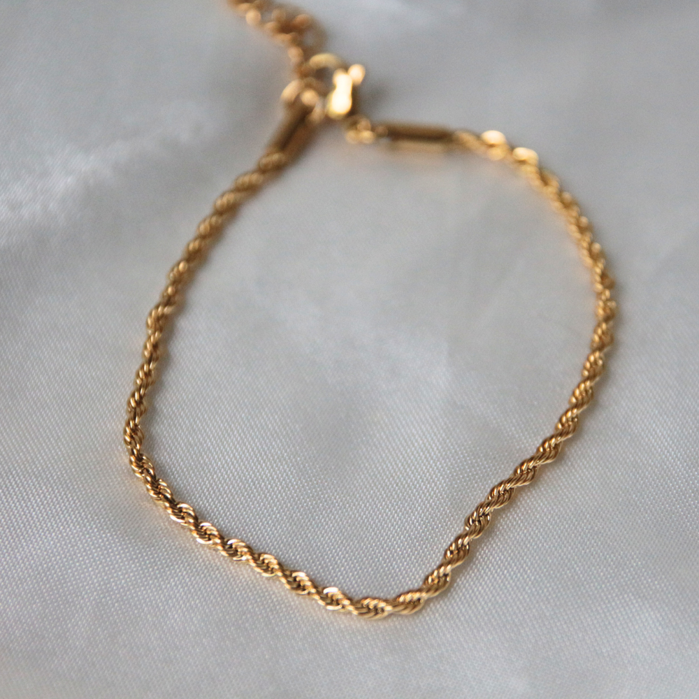 Bracelet chaîne doré ou argenté - LOLA