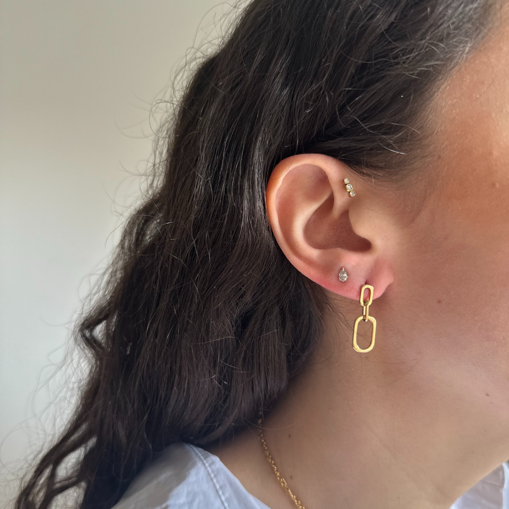 Boucles d'oreilles chaîne - Chloé