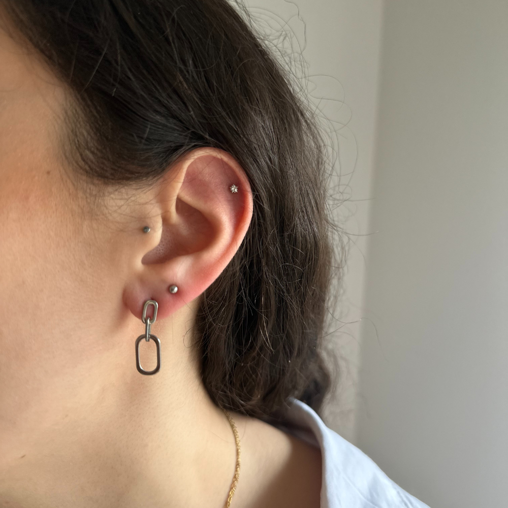 Boucles d'oreilles chaîne - Chloé