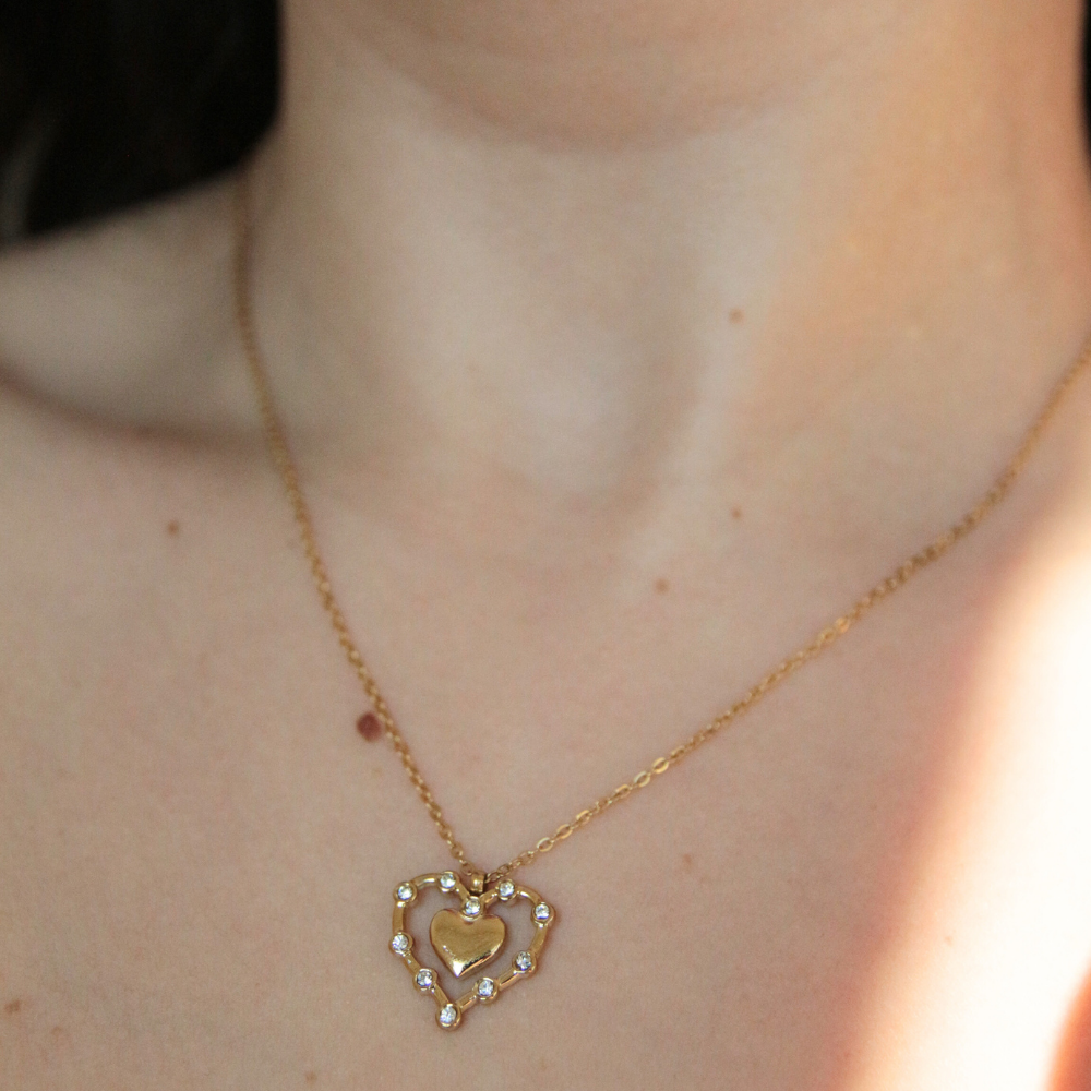 Collier rond strass - ALMA