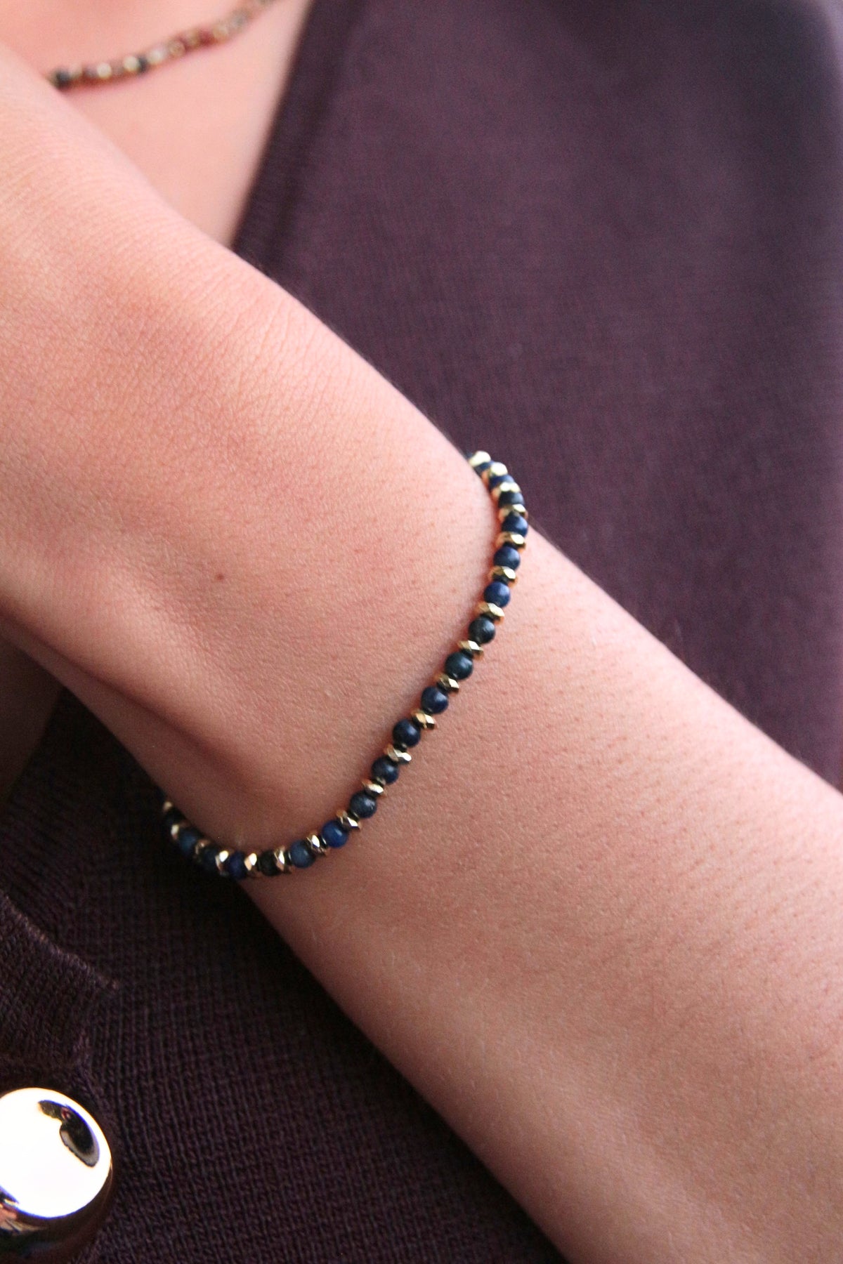 Bracelet pierres naturelles LAPIS LAZULI