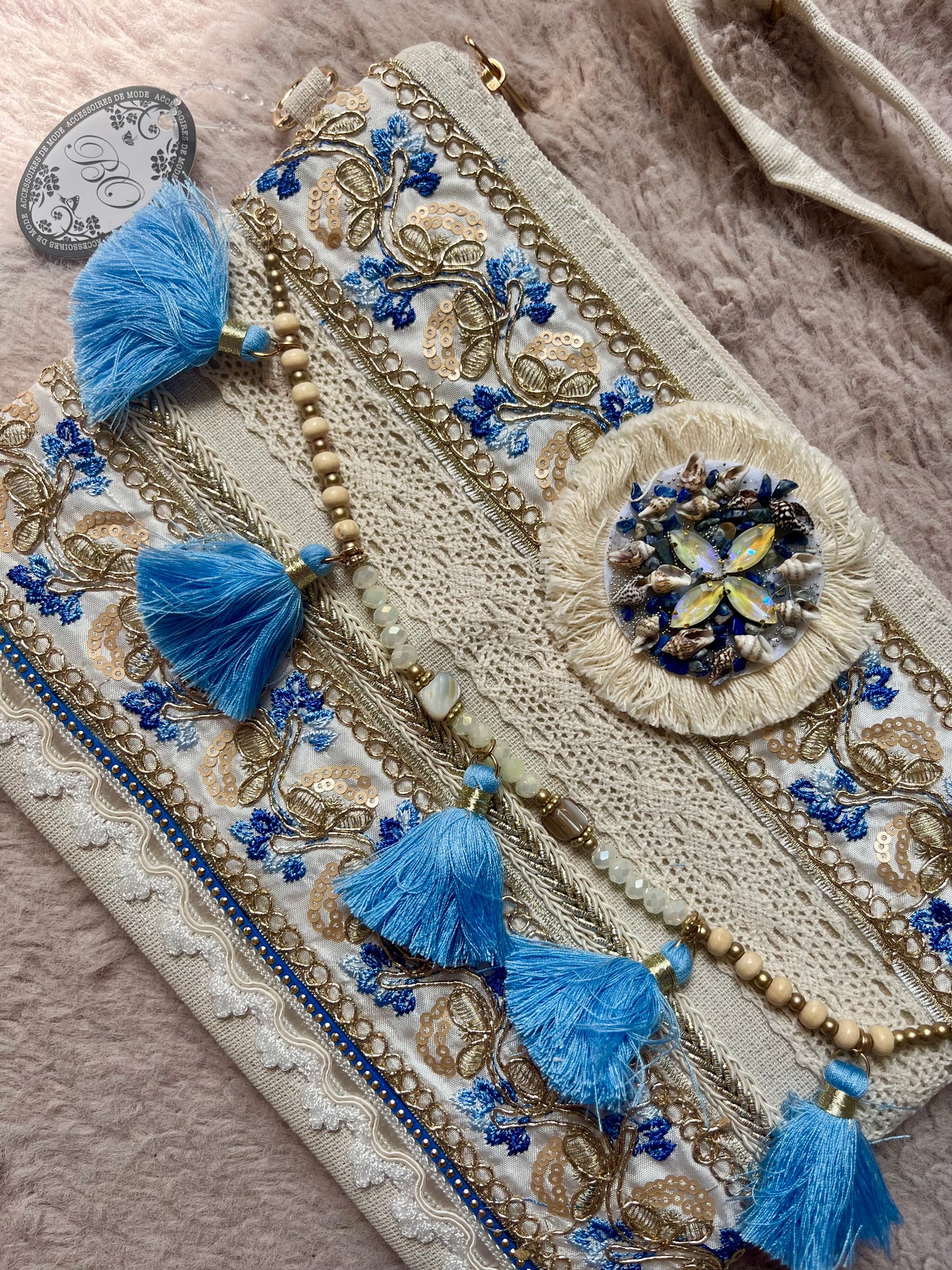 Pochette bohème - SANTORINI