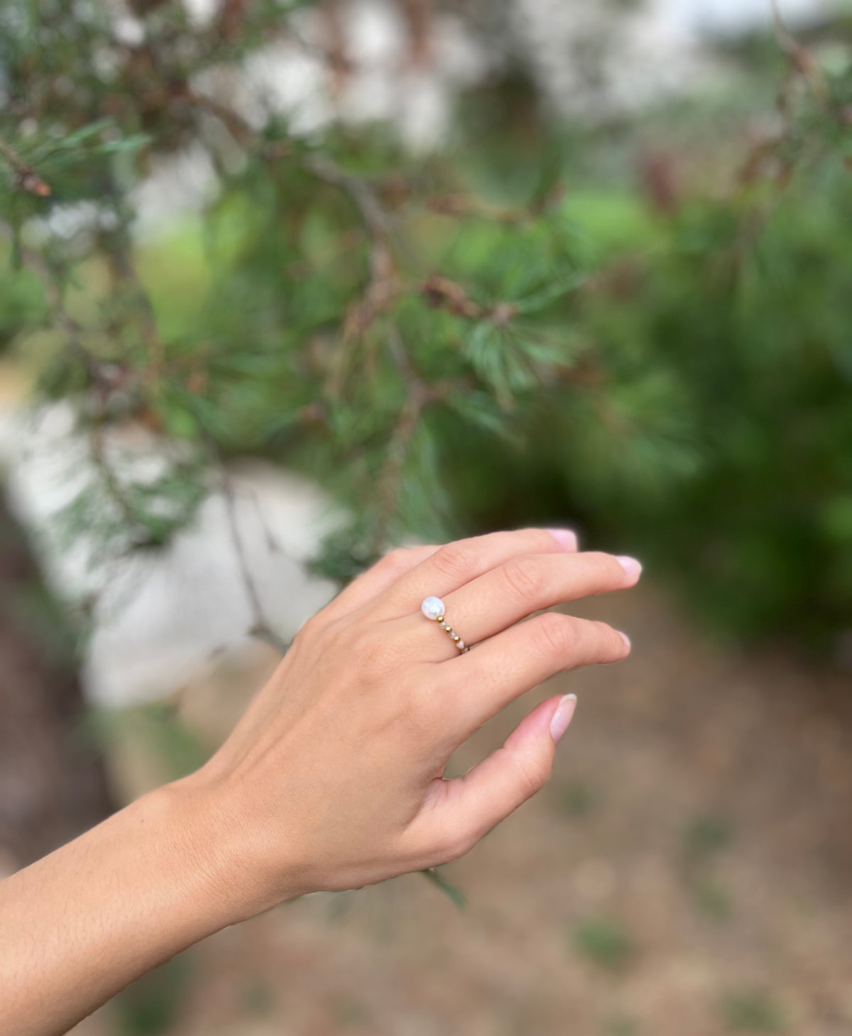 Bague perle d'eau douce - ALMA