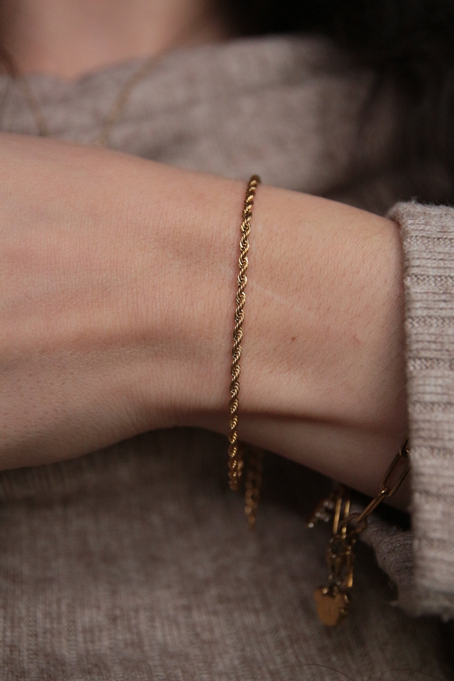 Bracelet chaîne doré ou argenté - LOLA
