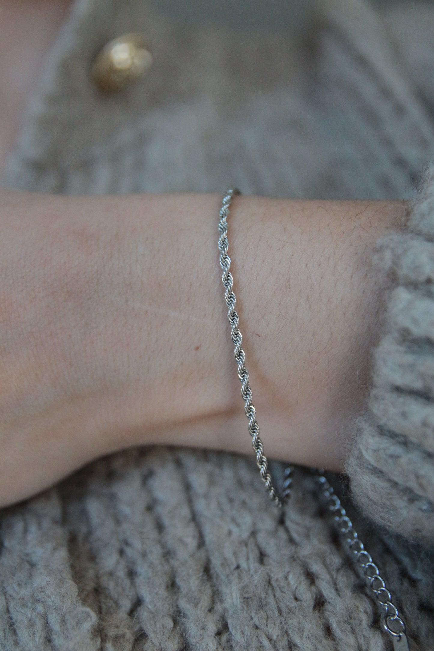 Bracelet chaîne doré ou argenté - LOLA