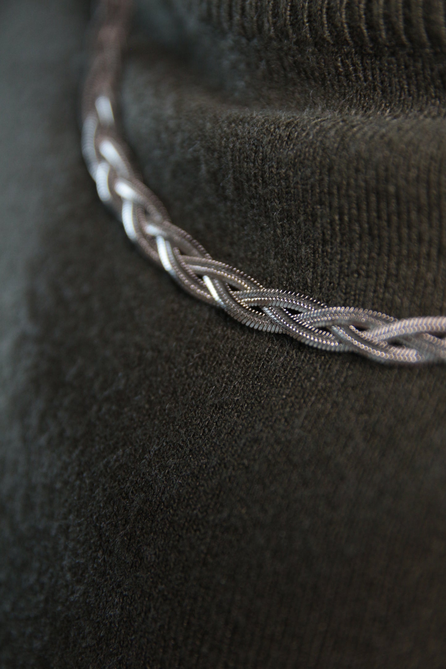Collier homme tressé - TRAVY