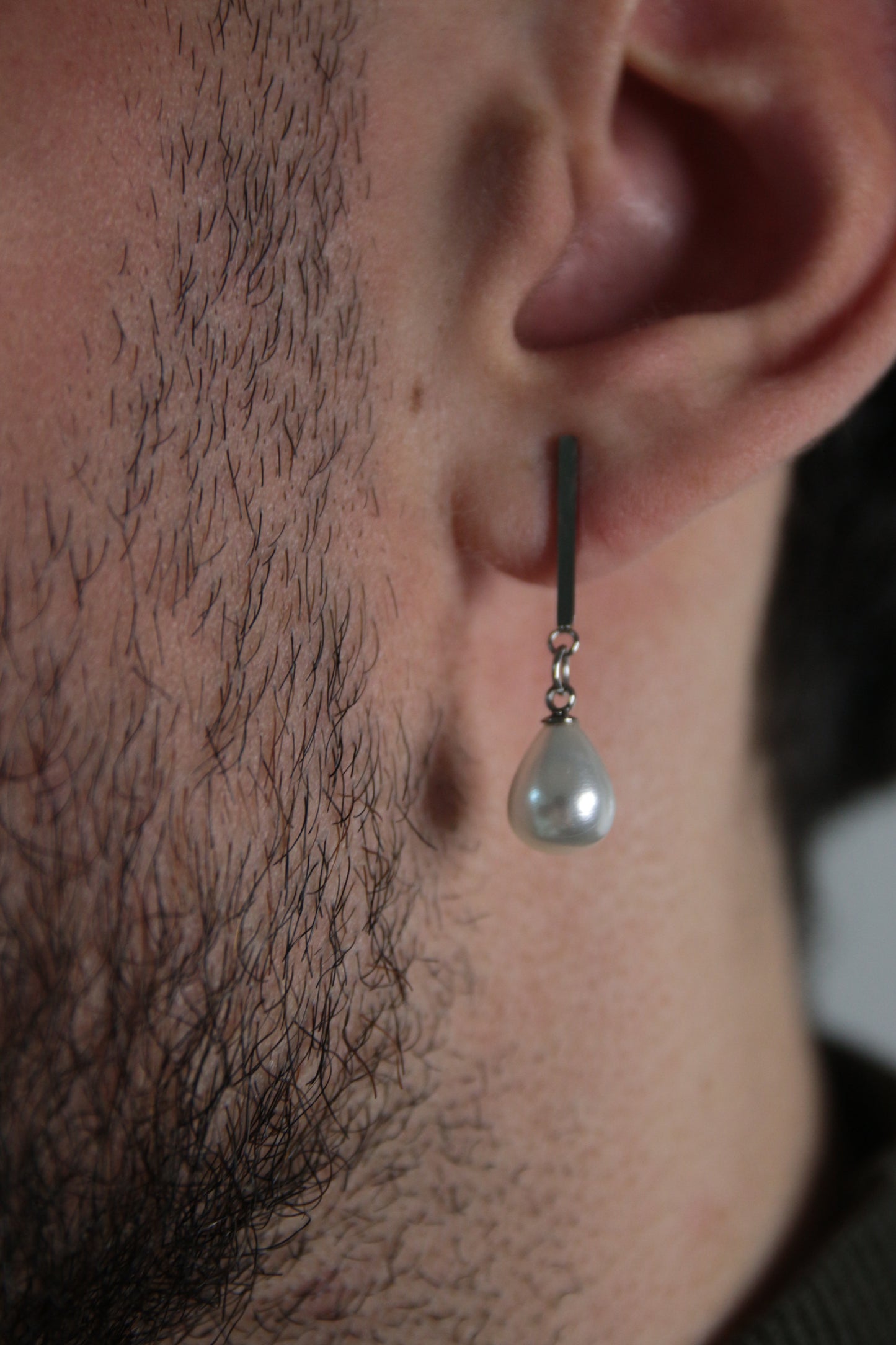 Boucle d'oreille perle homme - JAKE