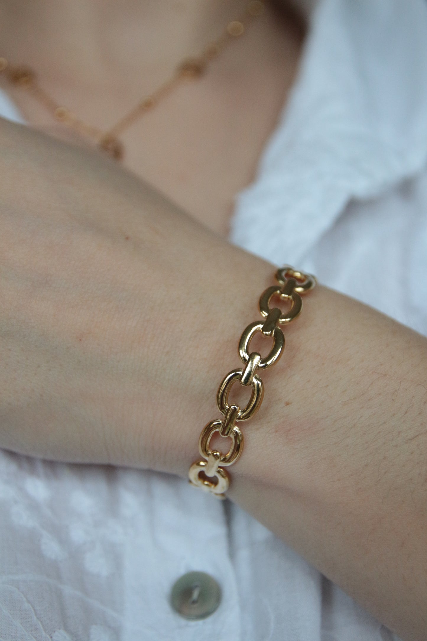 Bracelet jonc chaîne - ORA