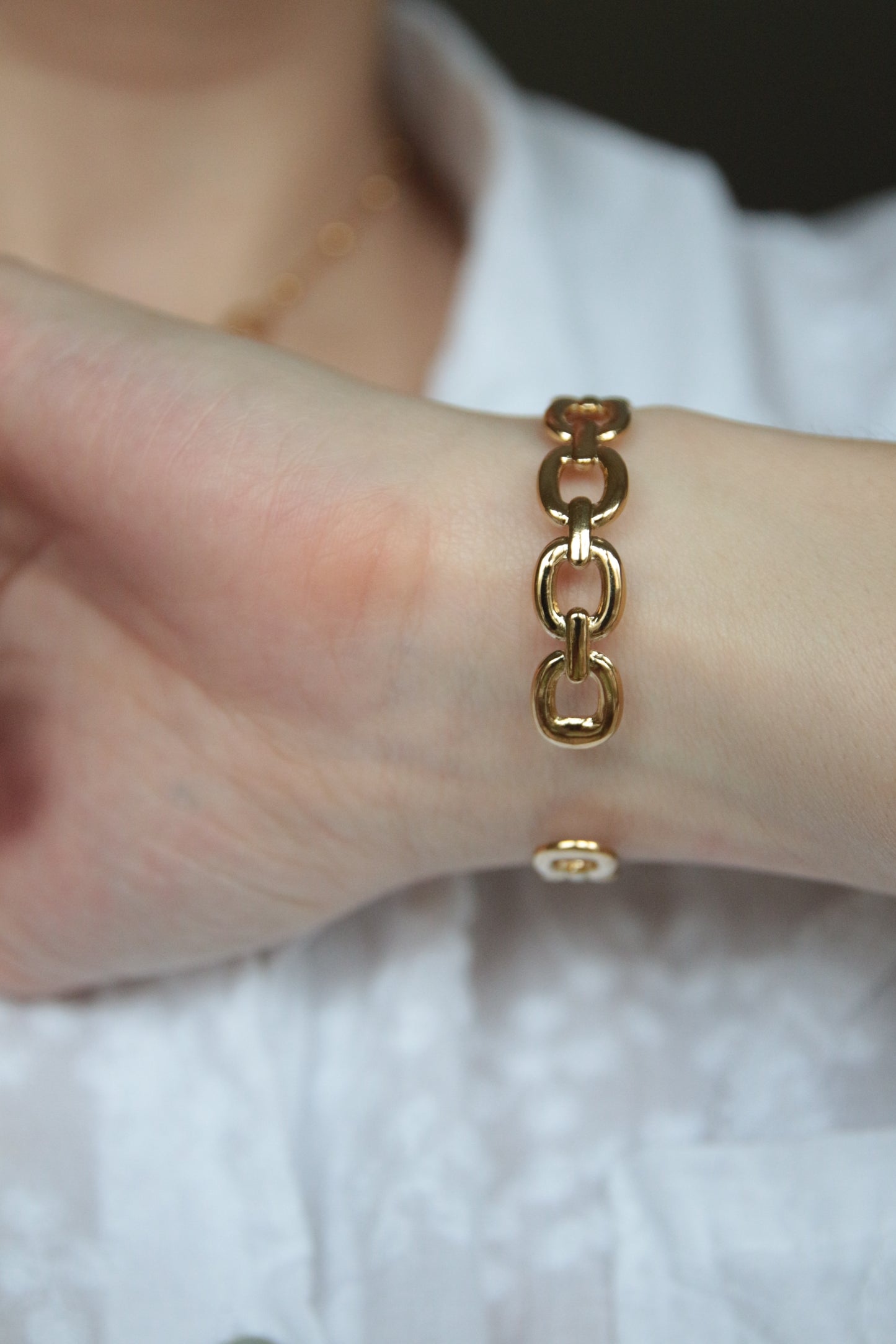Bracelet jonc chaîne - ORA