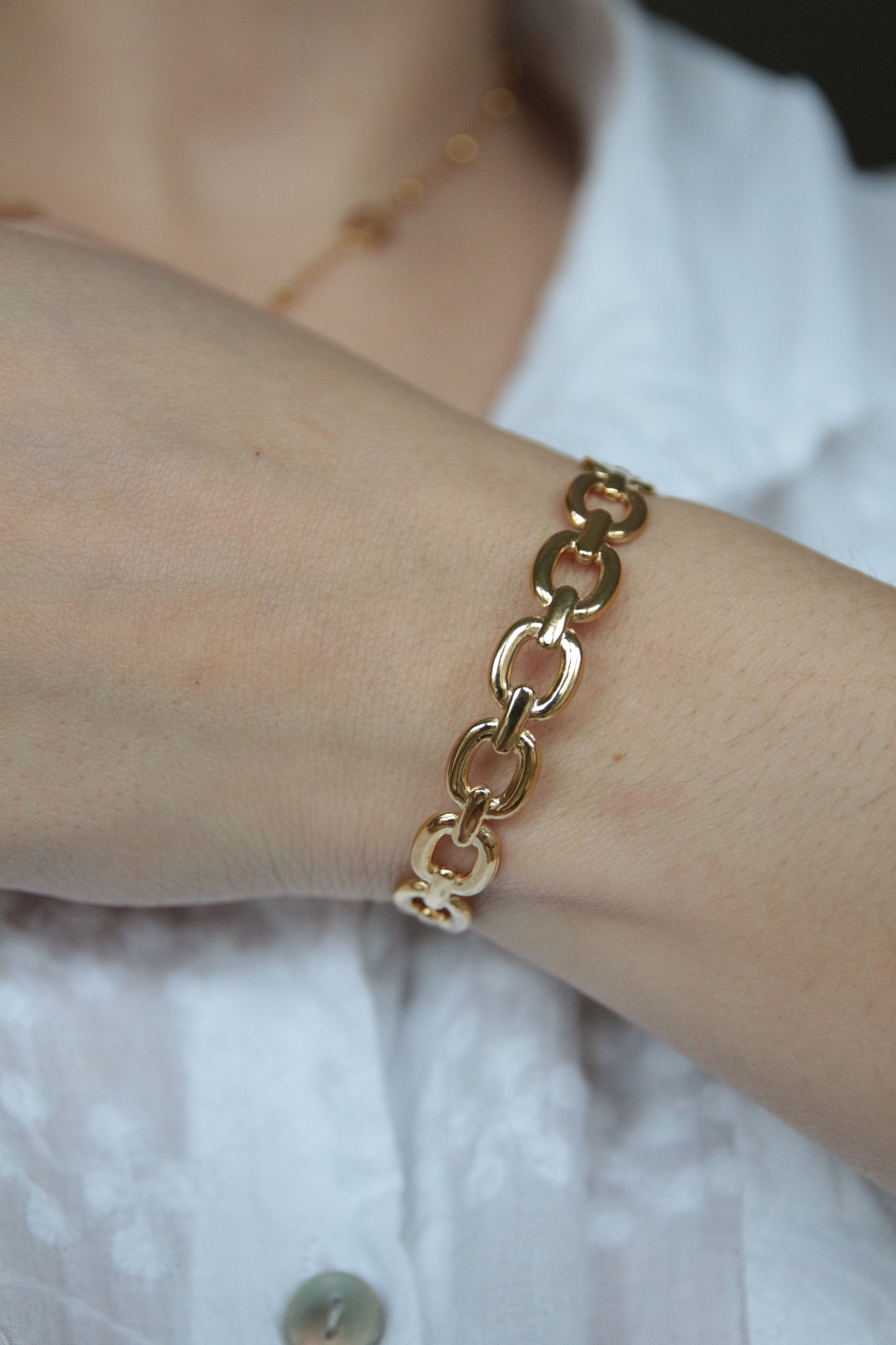 Bracelet jonc chaîne - ORA