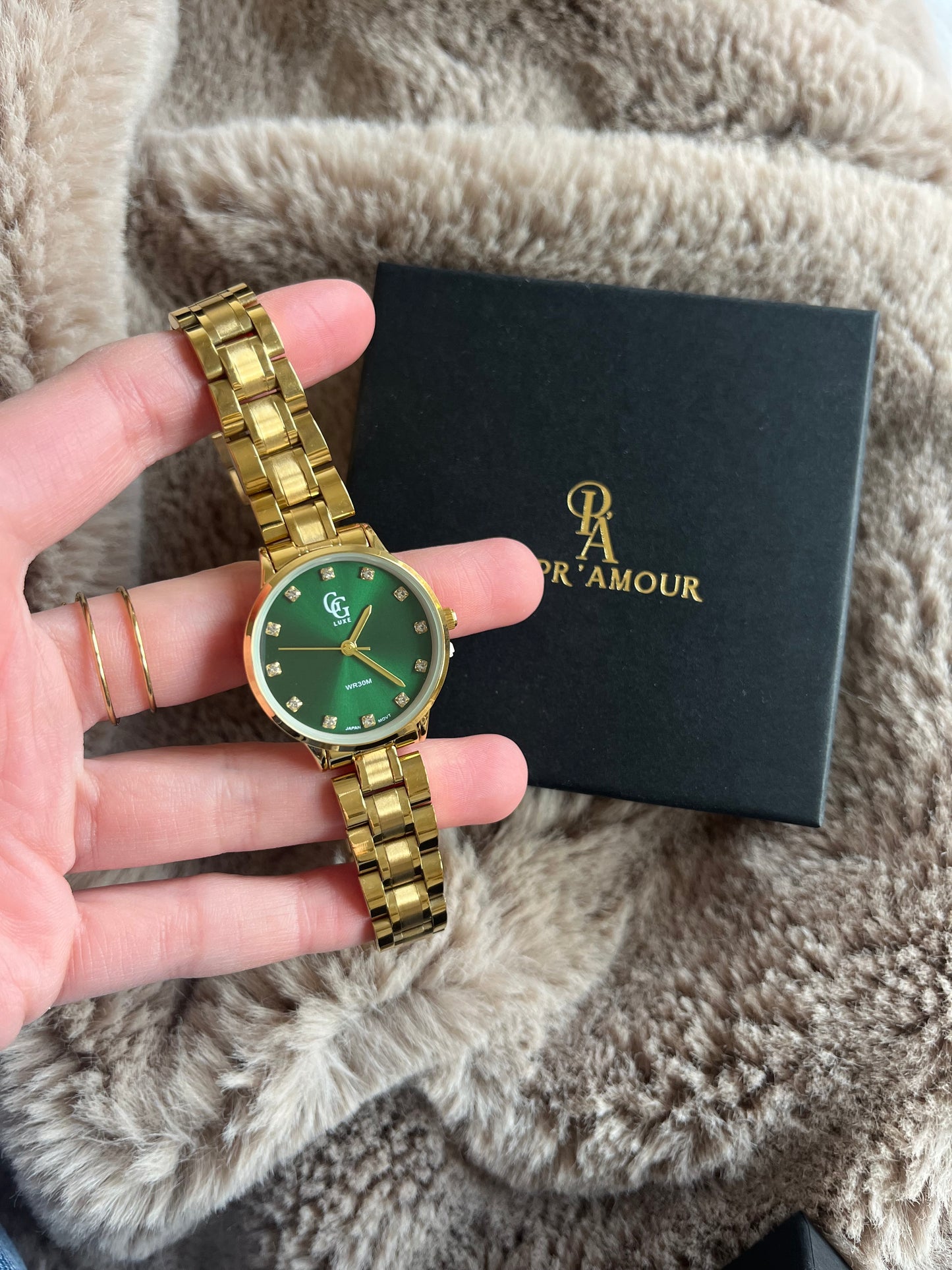 Montre verte femme - ARIA