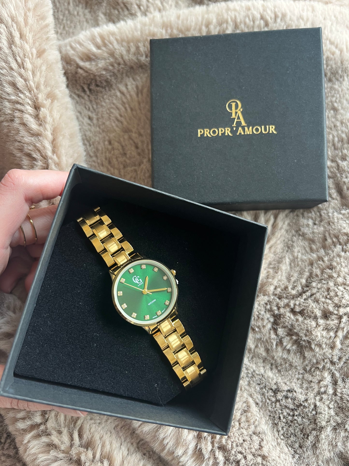 Montre verte femme - ARIA