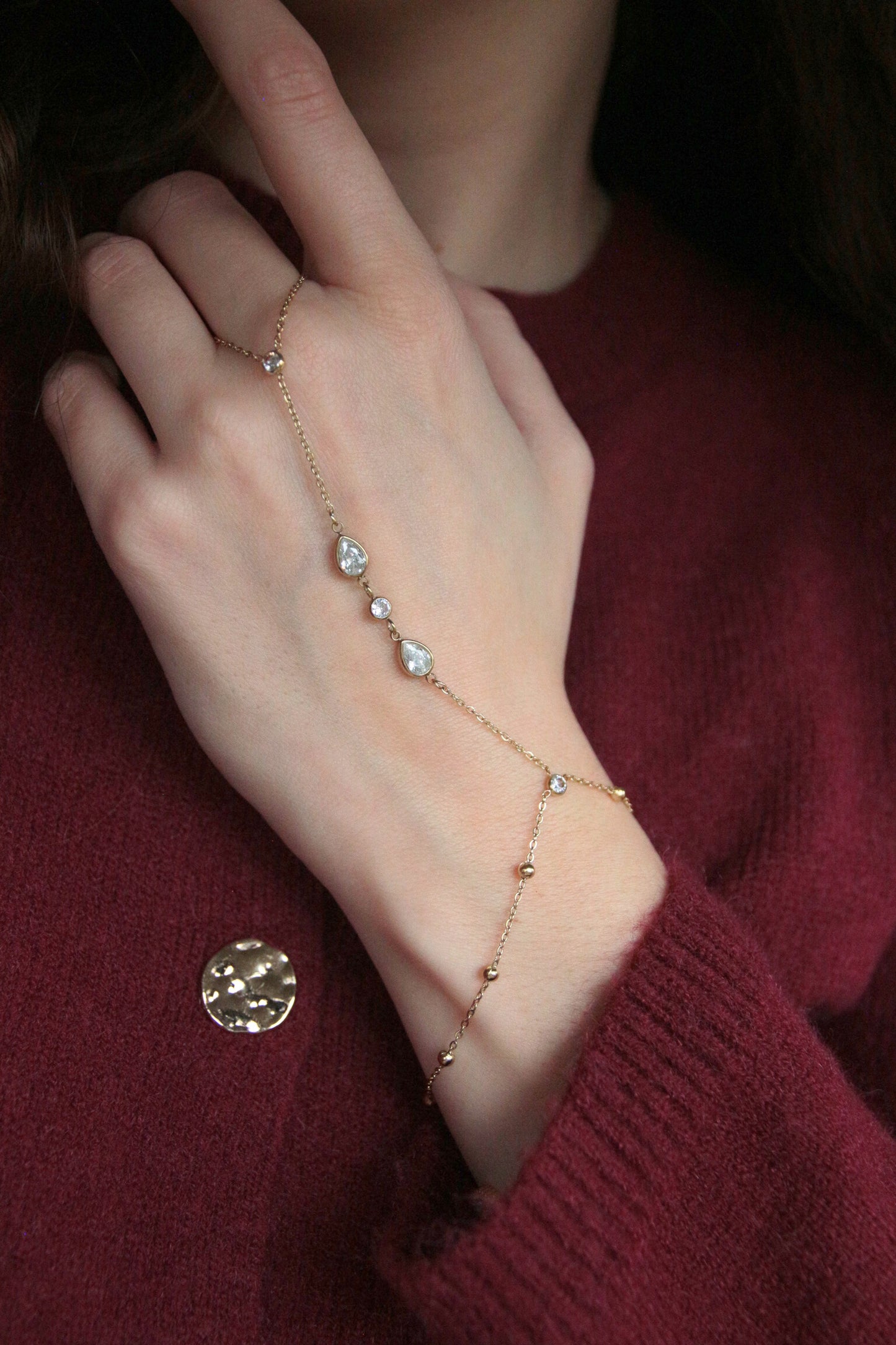 Chaine main strass - AYA