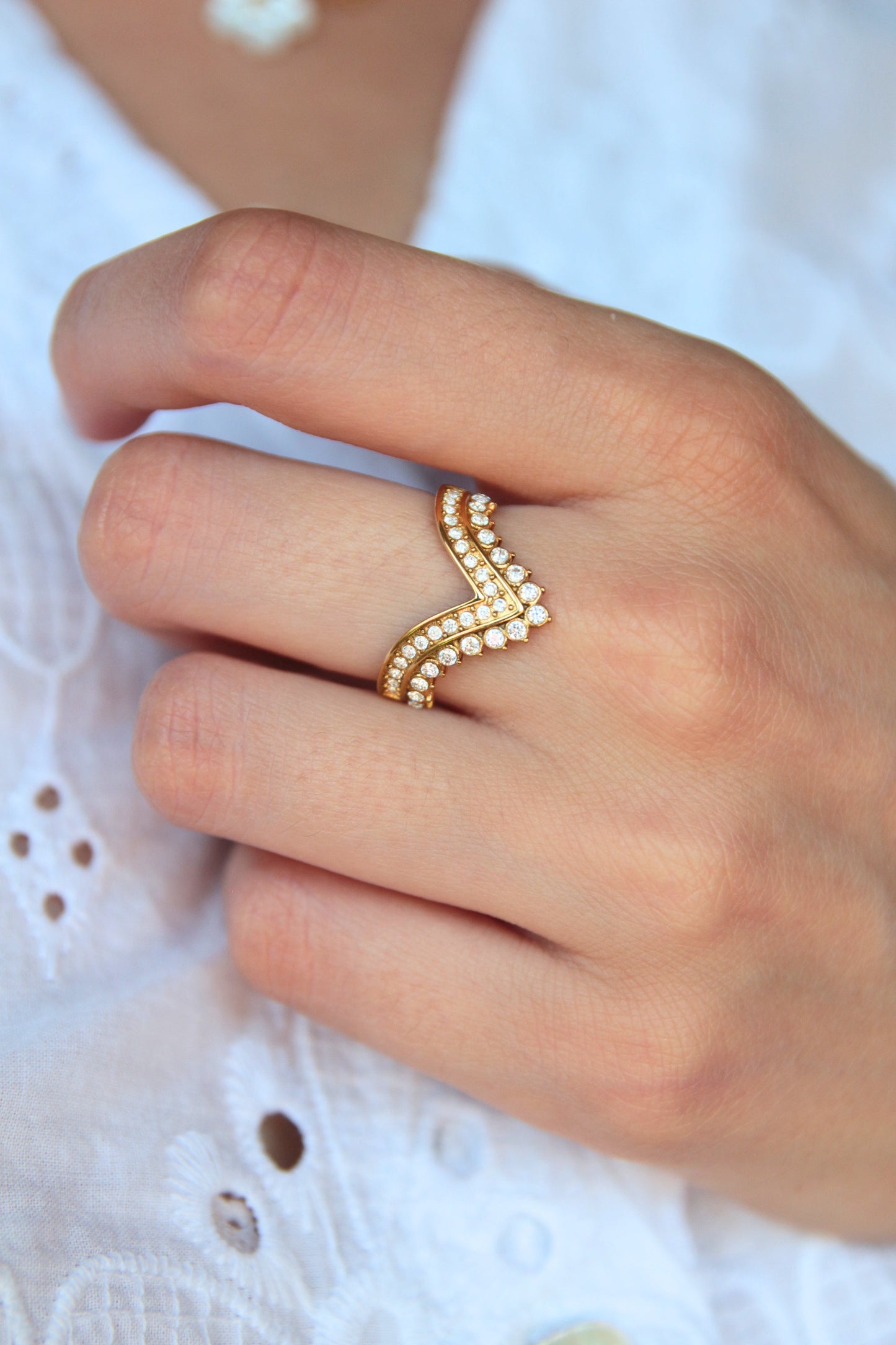 Bague diadème - REINA
