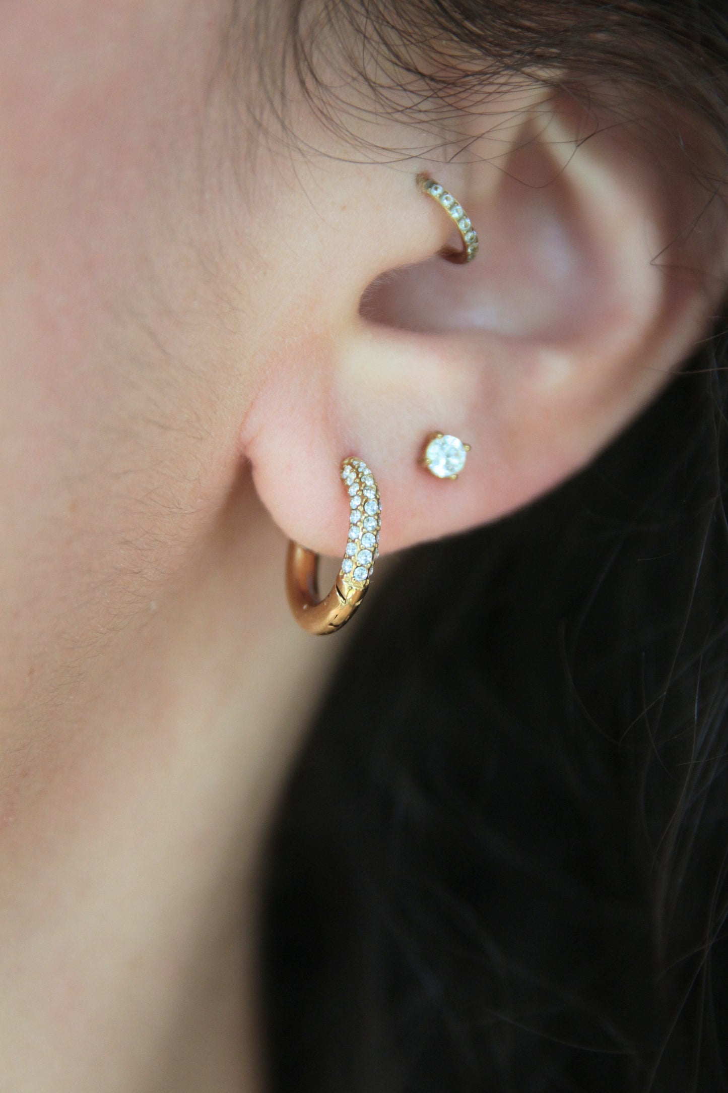 Créoles strass - ANA