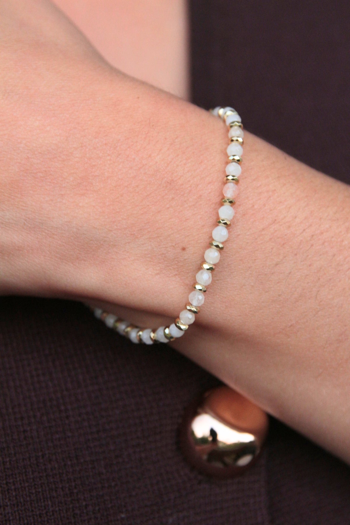 Bracelet pierres naturelles QUARTZ BLANC