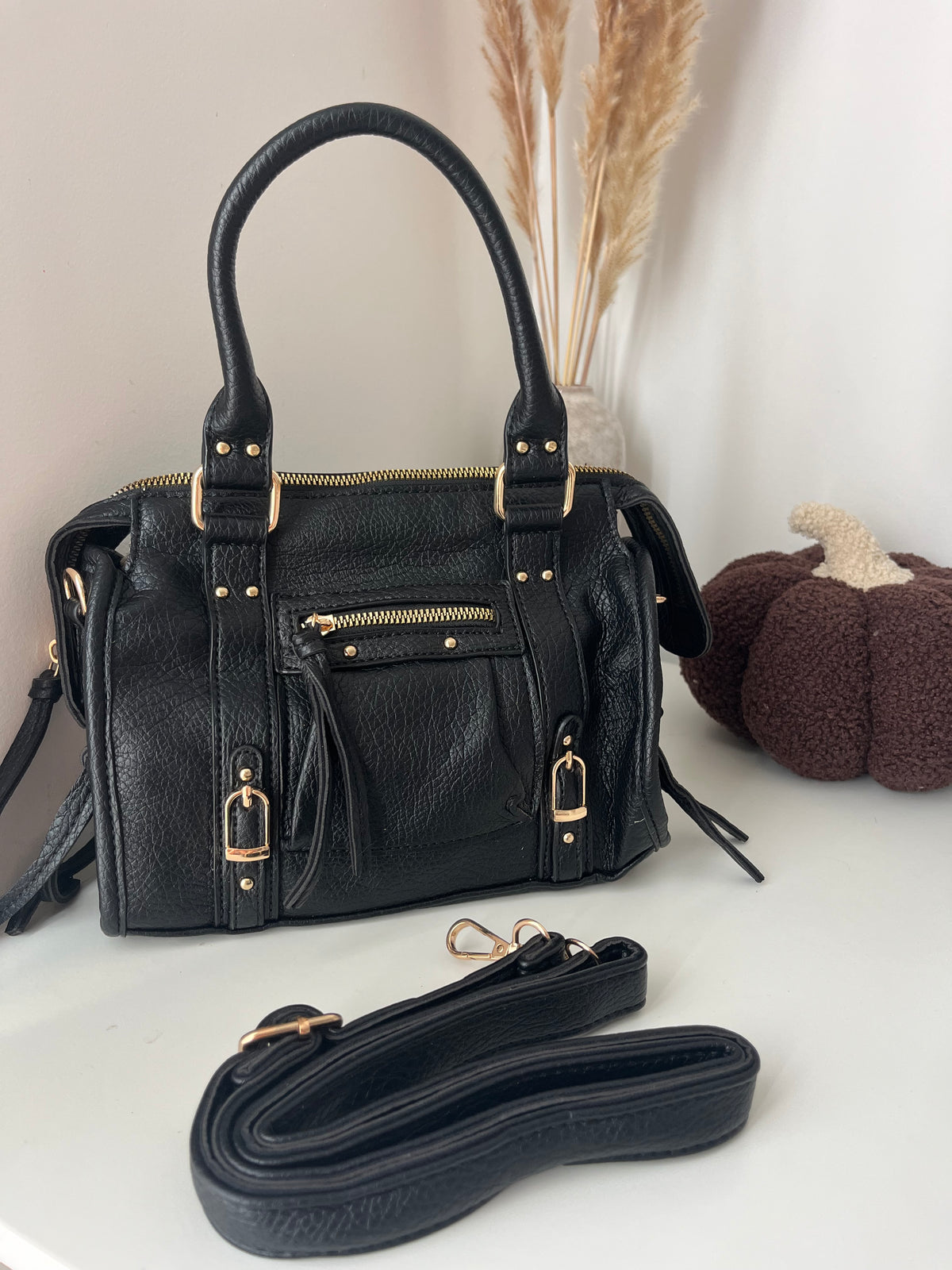 Sac bandoulière noir - NAYA