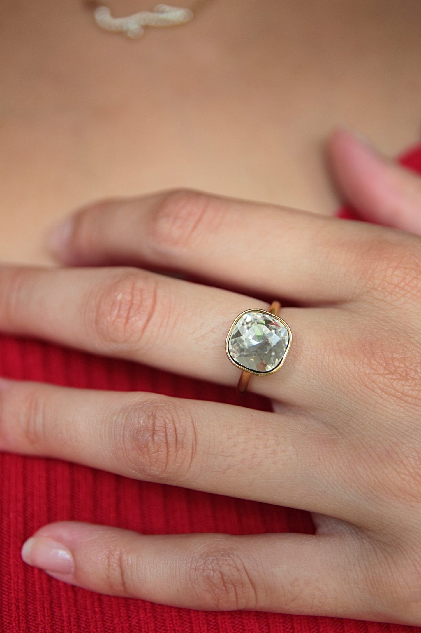 Bague strass - LEA