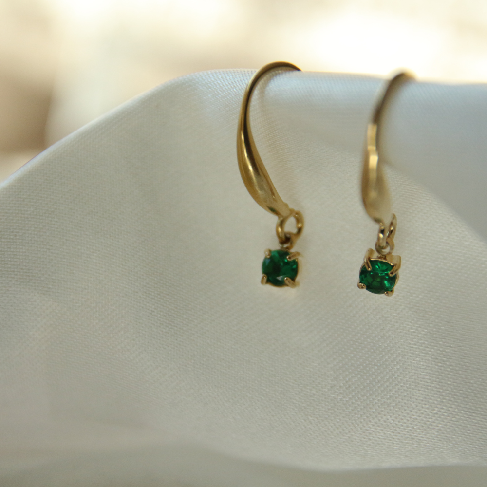 Boucles d'oreilles strass - Line