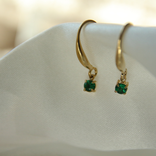 Boucles d'oreilles strass - Line