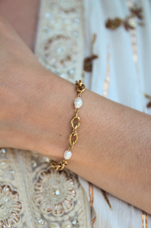 Bracelet perles d'eau douce - YUNA
