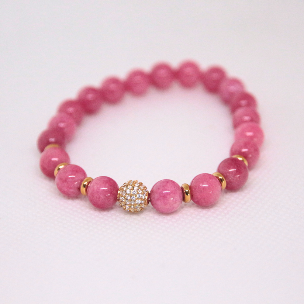 Bracelet pierres naturelles - RHODOCHROSITE
