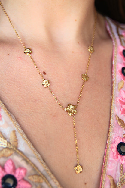 Collier Y fleurs - MONOI