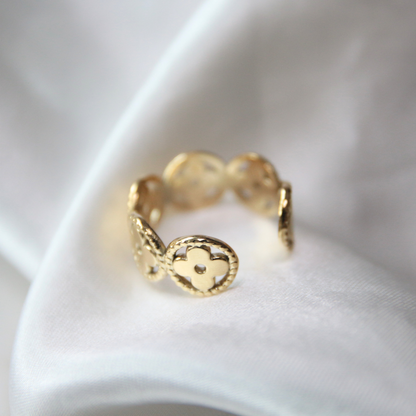 Bague motifs fleurs - ROSA
