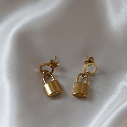 Boucles d'oreilles cadenas - Lockie
