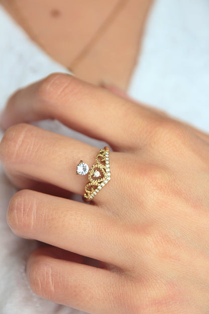 Bague couronne strass - PRINCESS