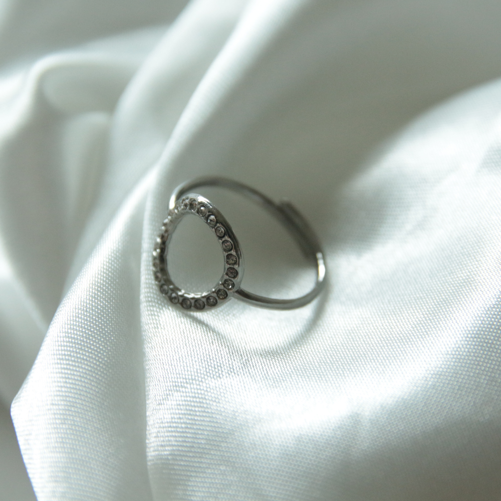 Bague cercle strass - Cassy