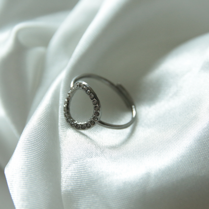 Bague cercle strass - Cassy