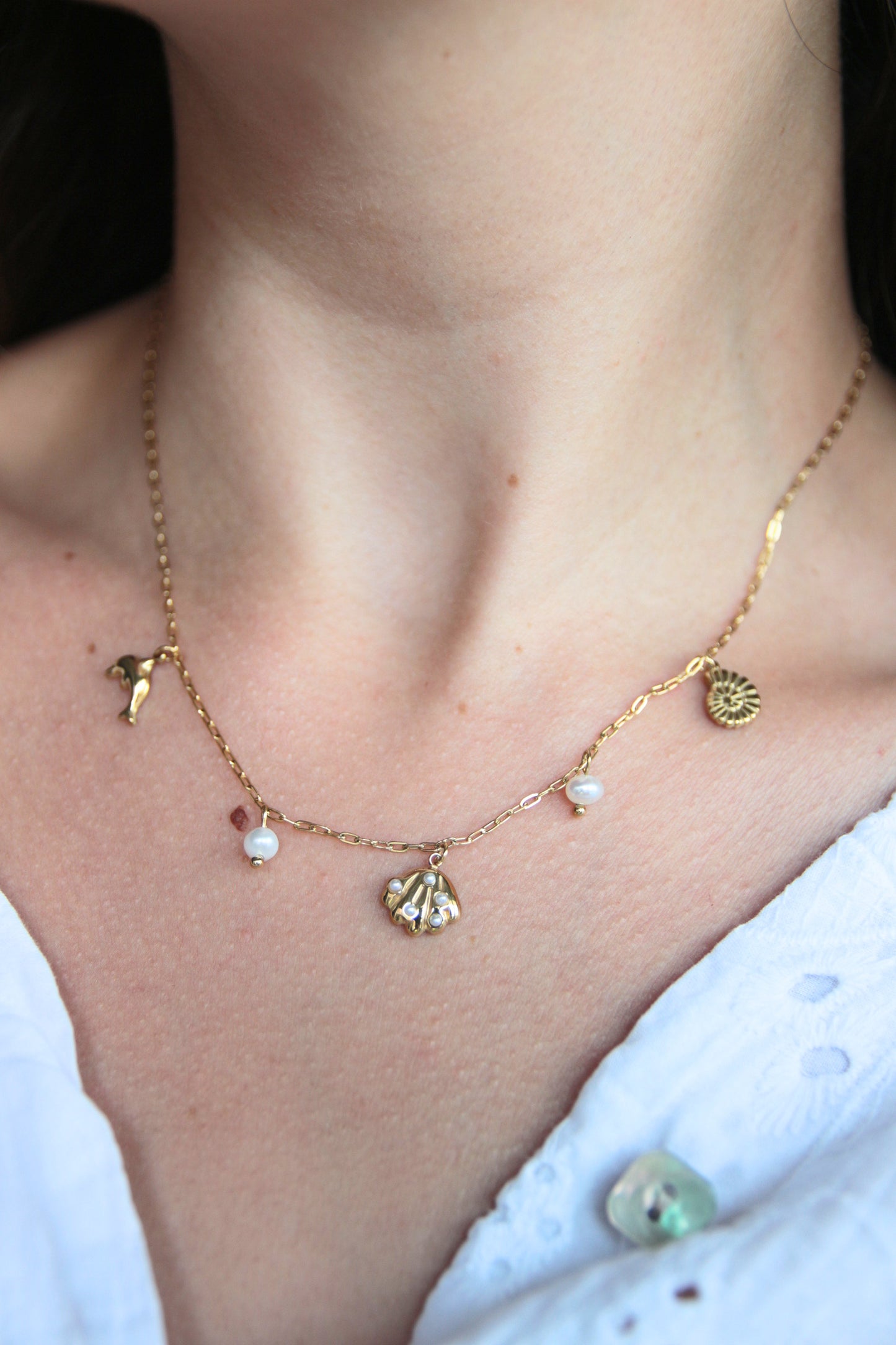 Collier breloques été - VAHINA