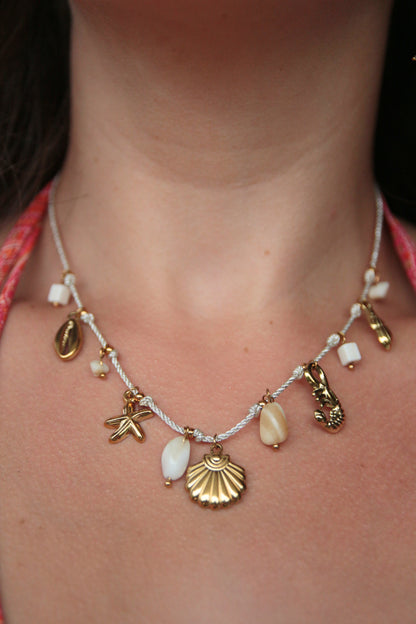 Collier cordon breloques - OHANA