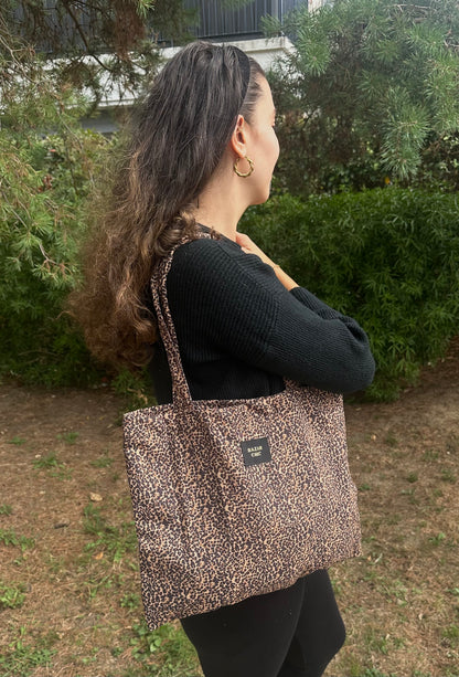 Tote bag léopard - BAZAR CHIC