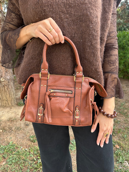 Sac bandoulière camel - NAYA