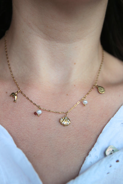 Collier breloques été - VAHINA