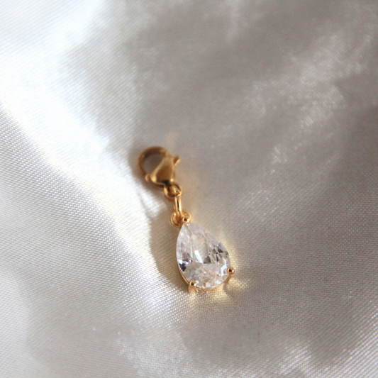 Charm strass goutte