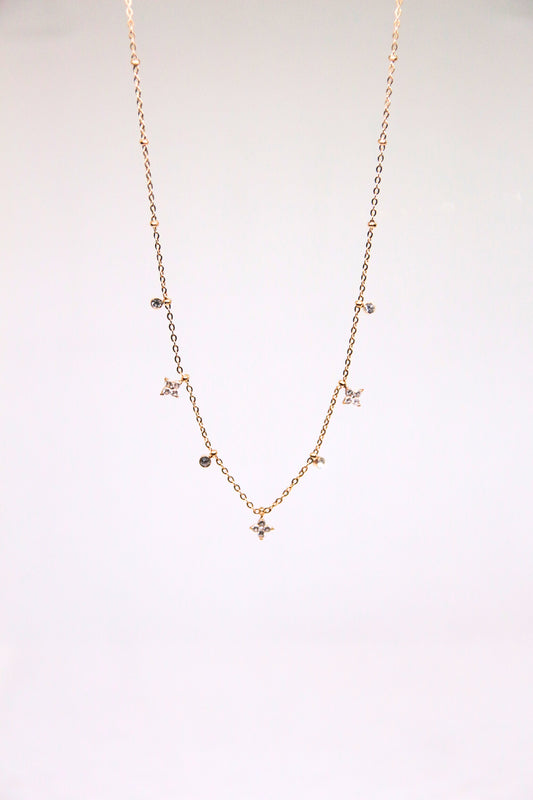 Collier fin strass - MAYA