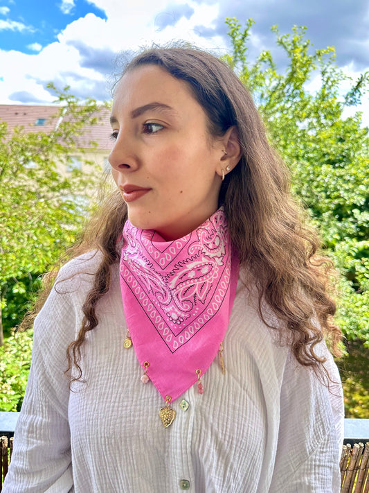 Bandana charms - ROSE