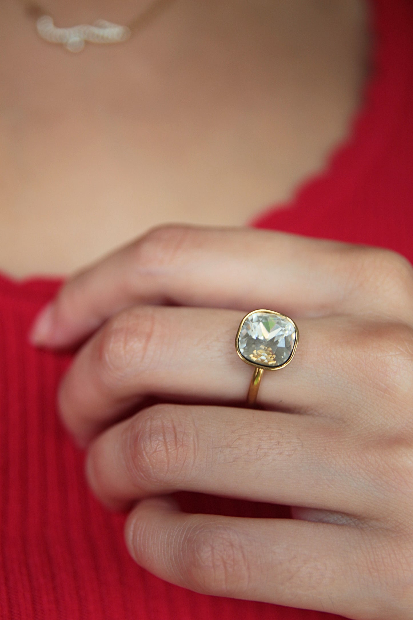 Bague strass - LEA
