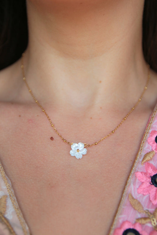 Collier fleur - CAMELIA