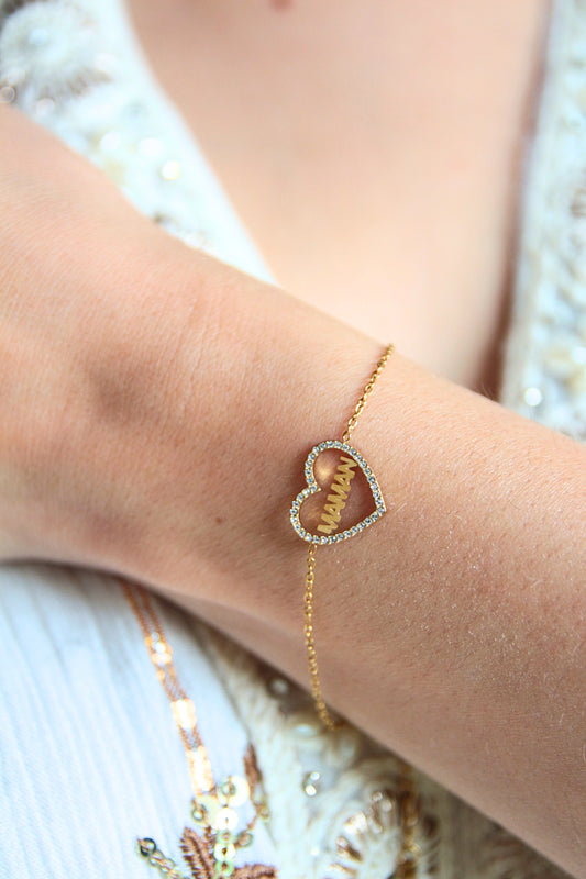 Bracelet maman coeur