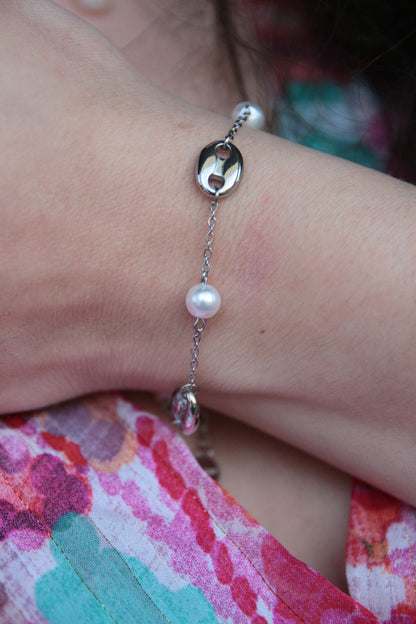Bracelet grain de café perles