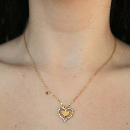 Collier rond strass - ALMA