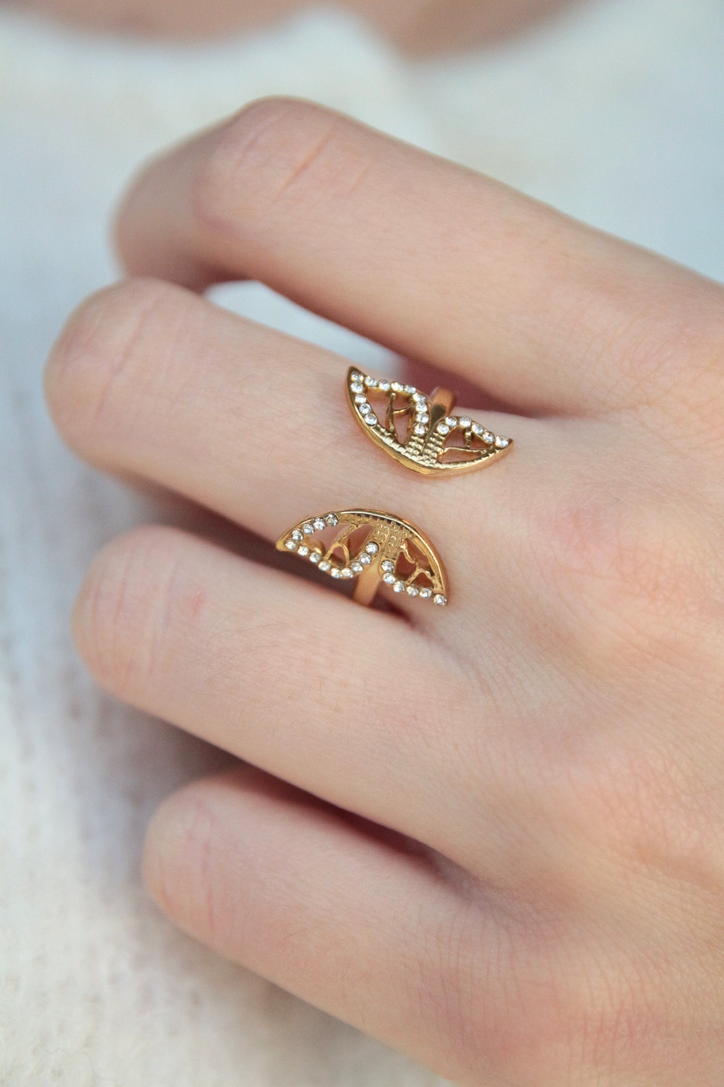 Bague papillon ouverte - MAYNA